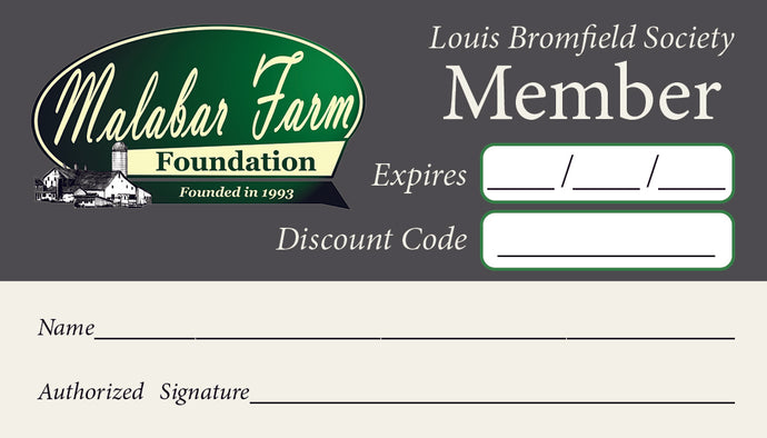 Louis Bromfield Society FRIEND LEVEL Membership